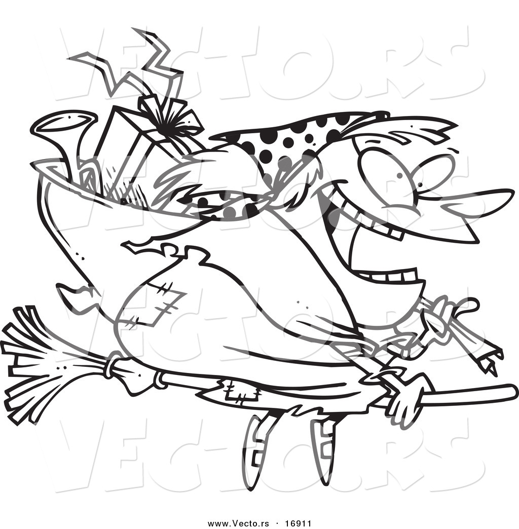 old befana coloring pages - photo #8