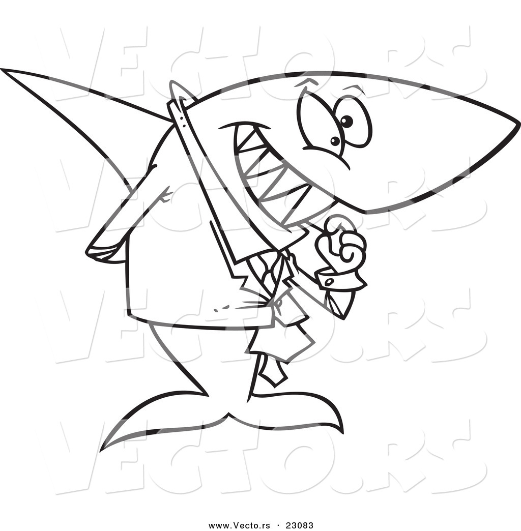 cartoon sharks pictures