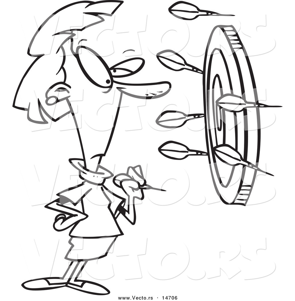 dart board coloring pages - photo #9