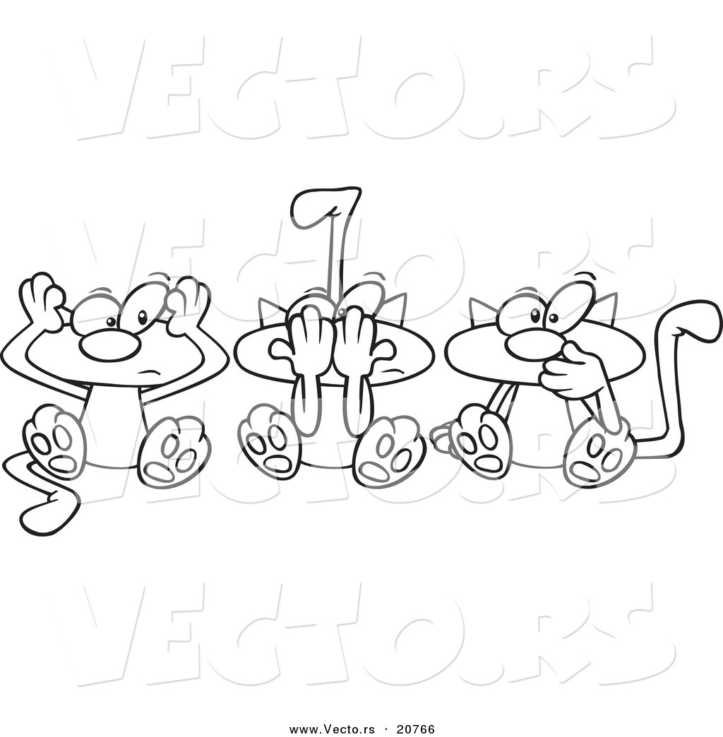 calico cat coloring pages - photo #37