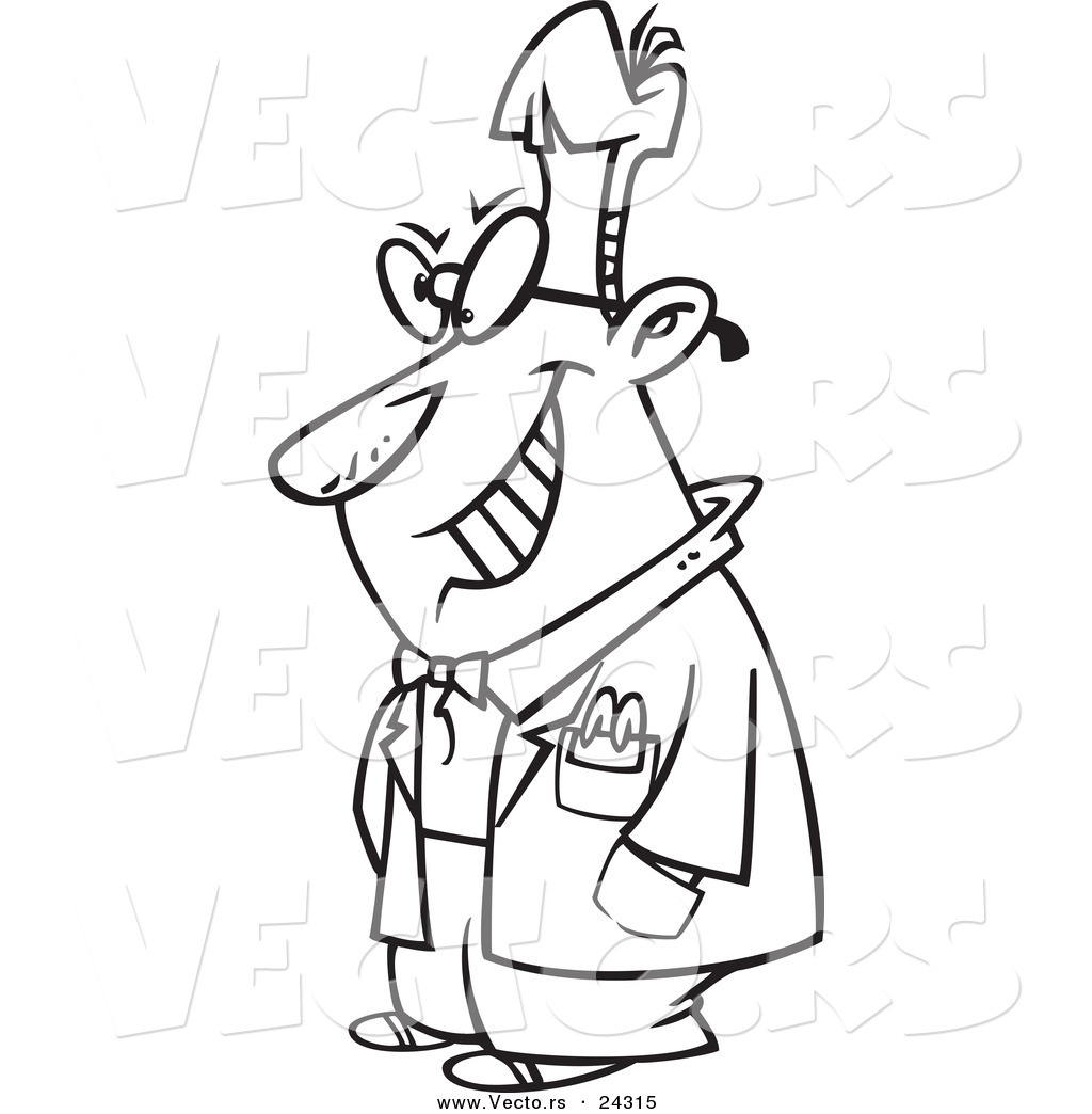lab coat coloring pages - photo #27