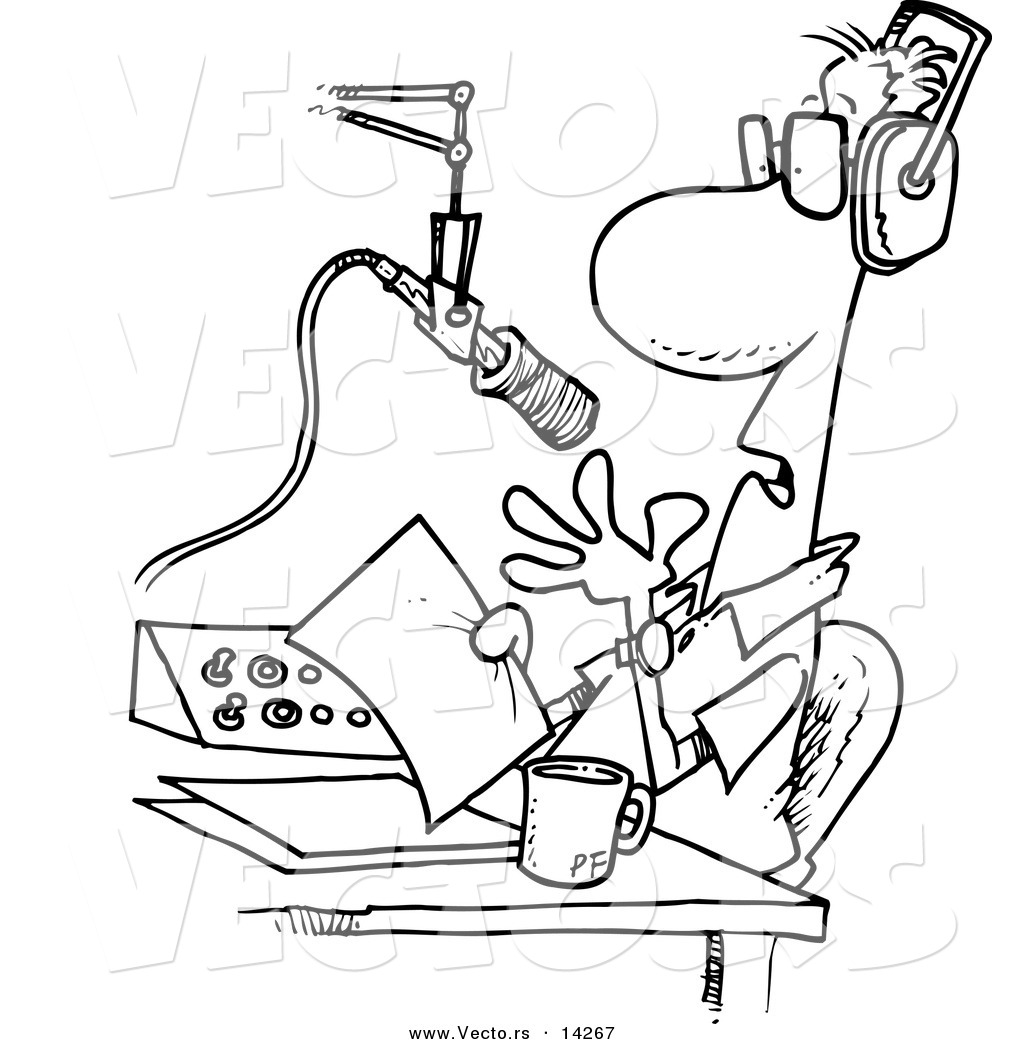 radio broadcasting coloring pages - photo #31
