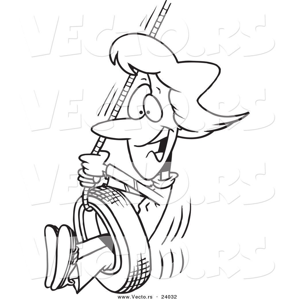 vector-of-a-cartoon-woman-playing-on-a-t
