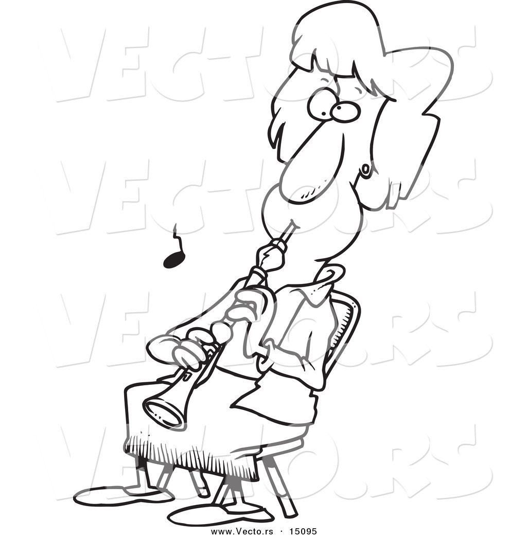 oboe coloring pages - photo #36