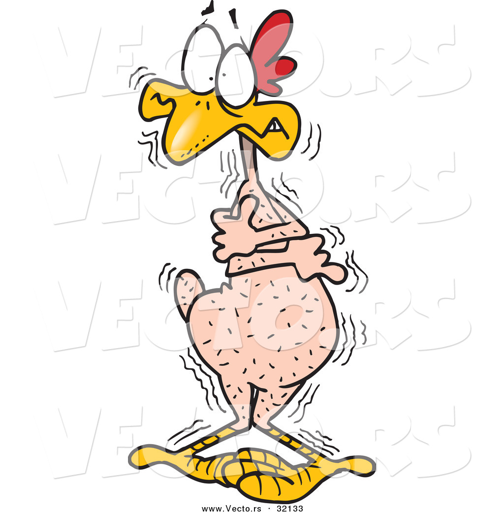 scared chicken clipart free - photo #45