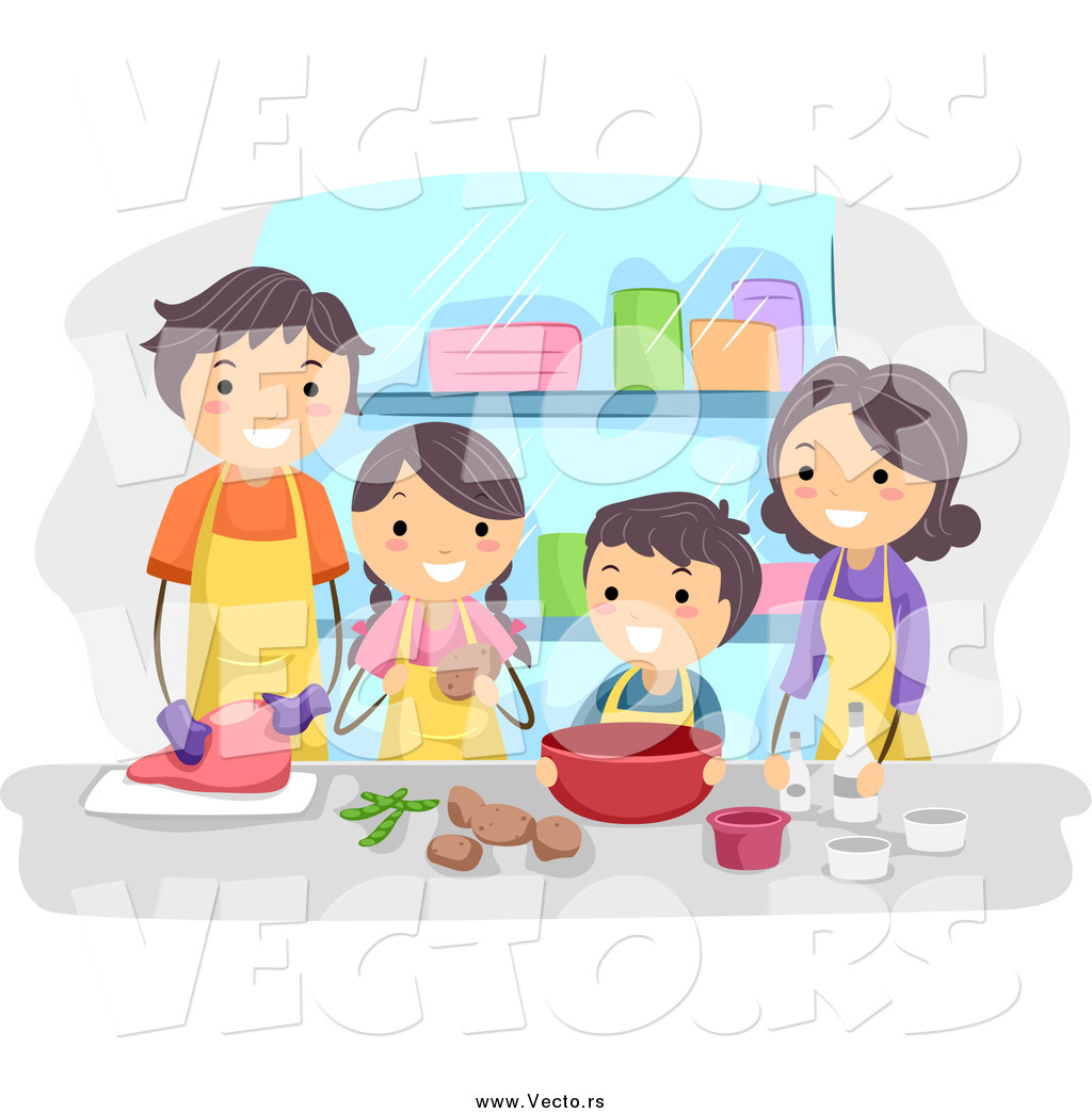 family cooking clipart - photo #17