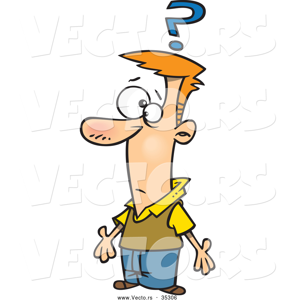 confused man clipart - photo #10