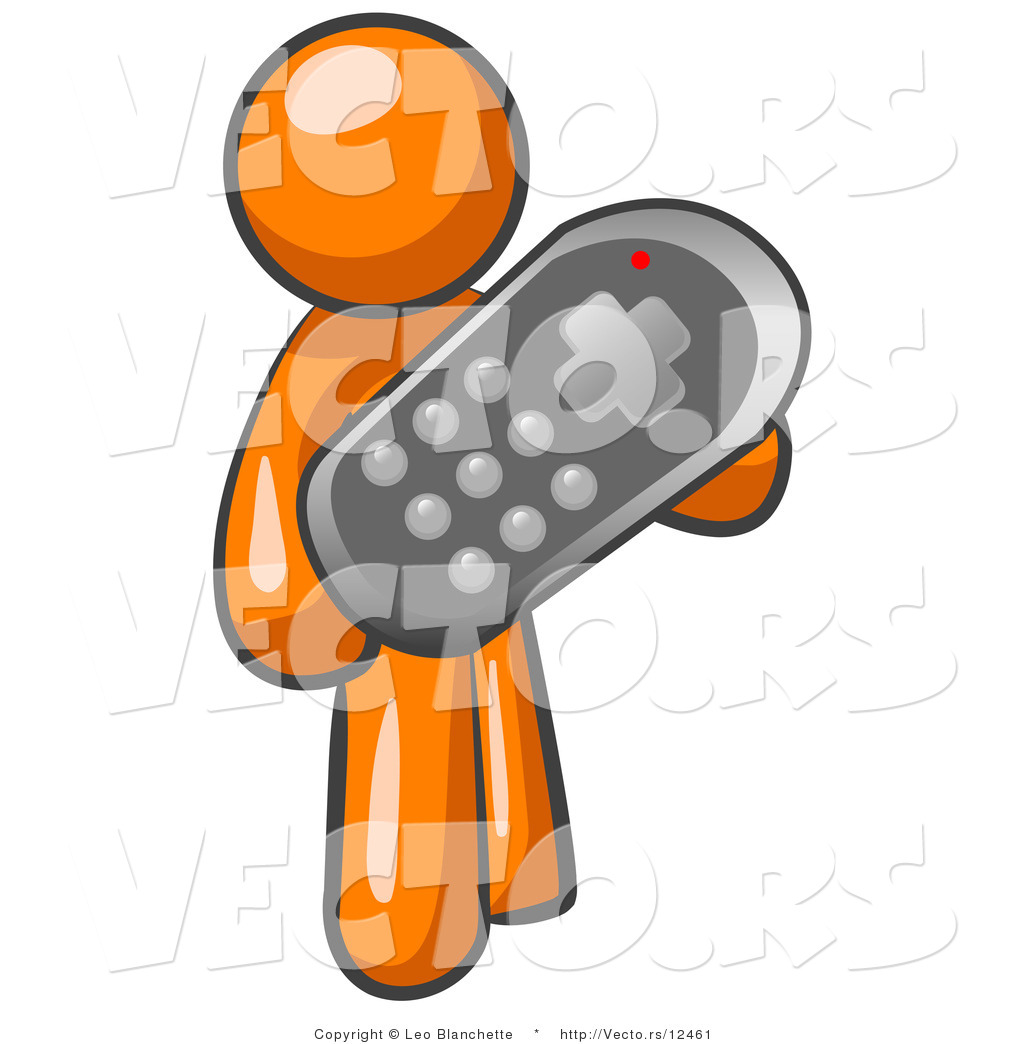 clipart man with remote control - photo #13