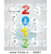 3d Vector of Numbers and Eyelets with 2013 down the Center by Eugene