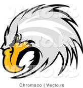 Vector of a Competitive Bald Eagle by Chromaco
