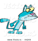 Vector of a Pissed Cartoon Cat Ready to Knock Someone's Lights out by Toonaday