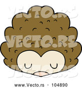 Vector of Cartoon Hedgehog by Lineartestpilot