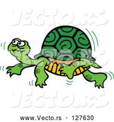 Vector of Cartoon Turtle Walking Slowly by by Zooco