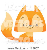 Vector of Fox Smiling by Qiun