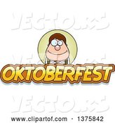 Vector of Happy Cartoon Oktoberfest German Guy by Cory Thoman