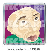 Vector of Old Bald Guy by AtStockIllustration