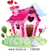 Vector of Unique Heart Home by BNP Design Studio