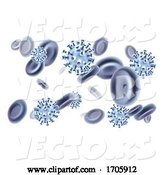 Vector of Virus Blood Cells Molecules Illustration Concept by AtStockIllustration