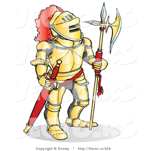 Vector of a Gold Knight