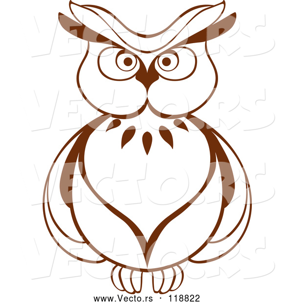 Vector of Brown Owl 6