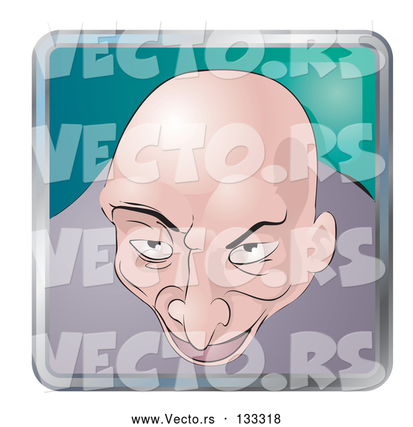 Vector of Creepy Bald Guy