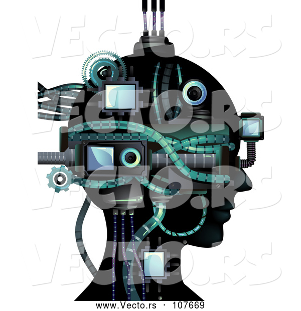 Vector of Cybernetic Head