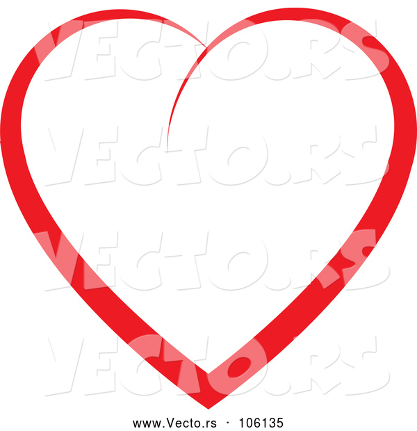 Vector of Red Heart