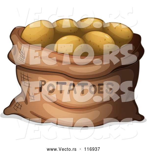 Vector of Sack of Potatoes