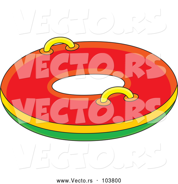 Vector of Snow Inner Tube