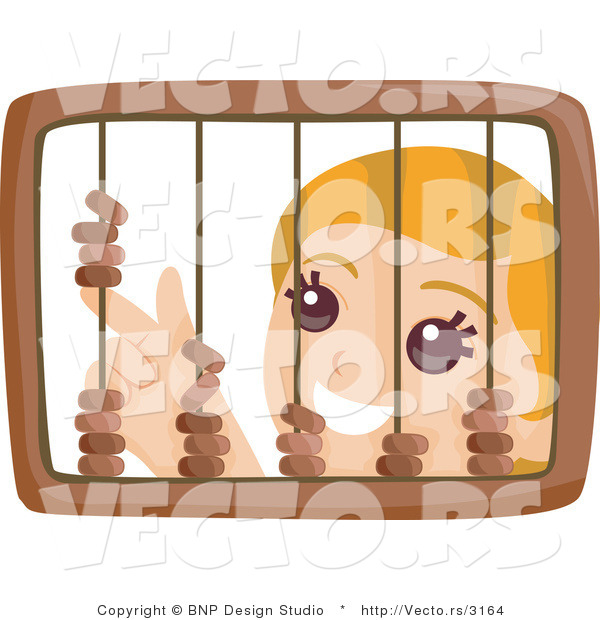 Vector of Young Girl Playing with a Wooden Abacus