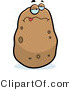Cartoon Vector of a Sick Potato by Cory Thoman