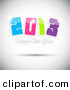 Vector of a Colorful 2013 with Happy New Year Greeting Background by KJ Pargeter
