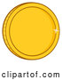 Vector of a Shiny Gold Coin by Hit Toon