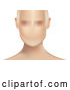 Vector of Blurred Anonymous White Lady's Face, on White by Vectorace