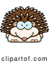 Vector of Cartoon Happy Hedgehog by Cory Thoman