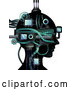 Vector of Cybernetic Head by BNP Design Studio
