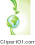 Vector of Globe in the Grasp of a Green Vine with African Continent FeaturedGlobe in the Grasp of a Green Vine with African Continent Featured by Beboy