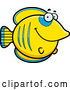 Vector of Happy Cartoon Smiling Butterflyfish by Cory Thoman