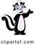 Vector of Skunk Standing on His Hind Legs and Presenting by Yayayoyo