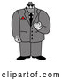 Vector of Tough Mafia Guy Threatening with His Fist by Andy Nortnik