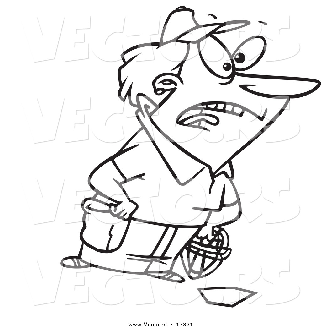 umpire coloring pages - photo #17