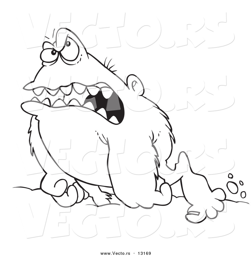 abominable snowman coloring pages - photo #19