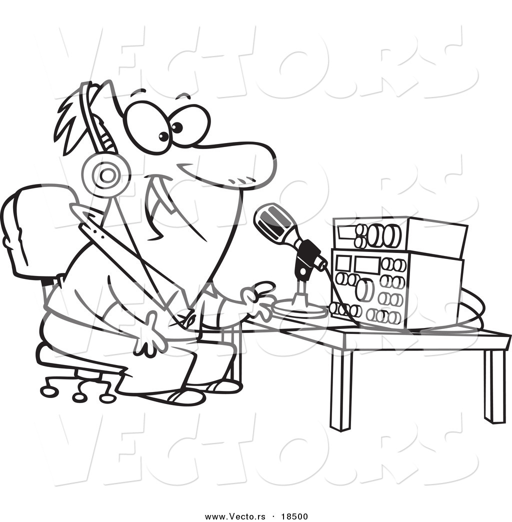 radio broadcasting coloring pages - photo #20