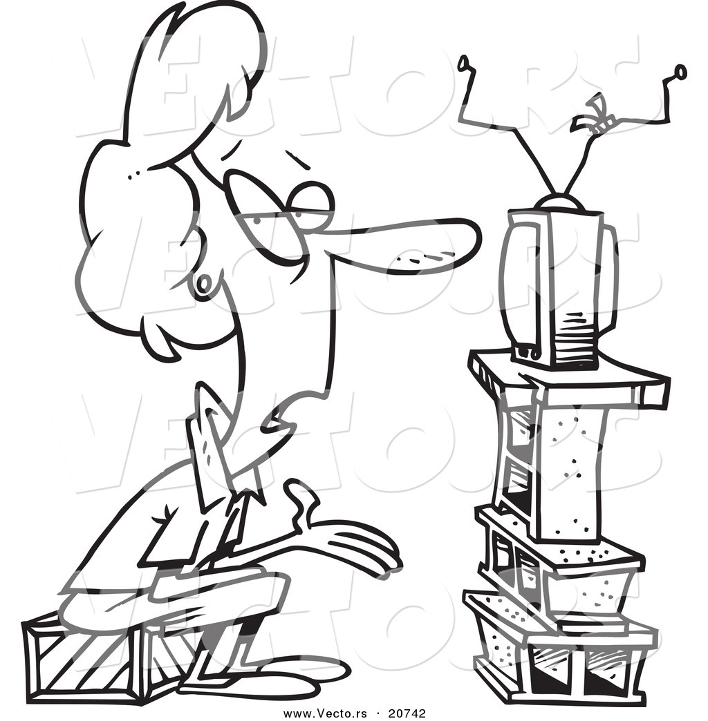 appliances television coloring pages - photo #32