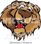 Cartoon Vector of a Friendly Brown Bear Mascot by Chromaco