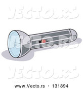 Vector of a Chrome Flashlight by Andy Nortnik