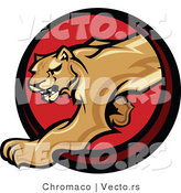Vector of a Cougar on the Prowl by Chromaco