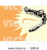 Vector of a Snapping Alligator by Xunantunich