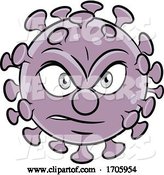Vector of Angry Coronavirus by Cidepix