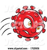 Vector of Cartoon Attacking Coronavirus by Cidepix